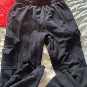 Garage black cargo sweatpants